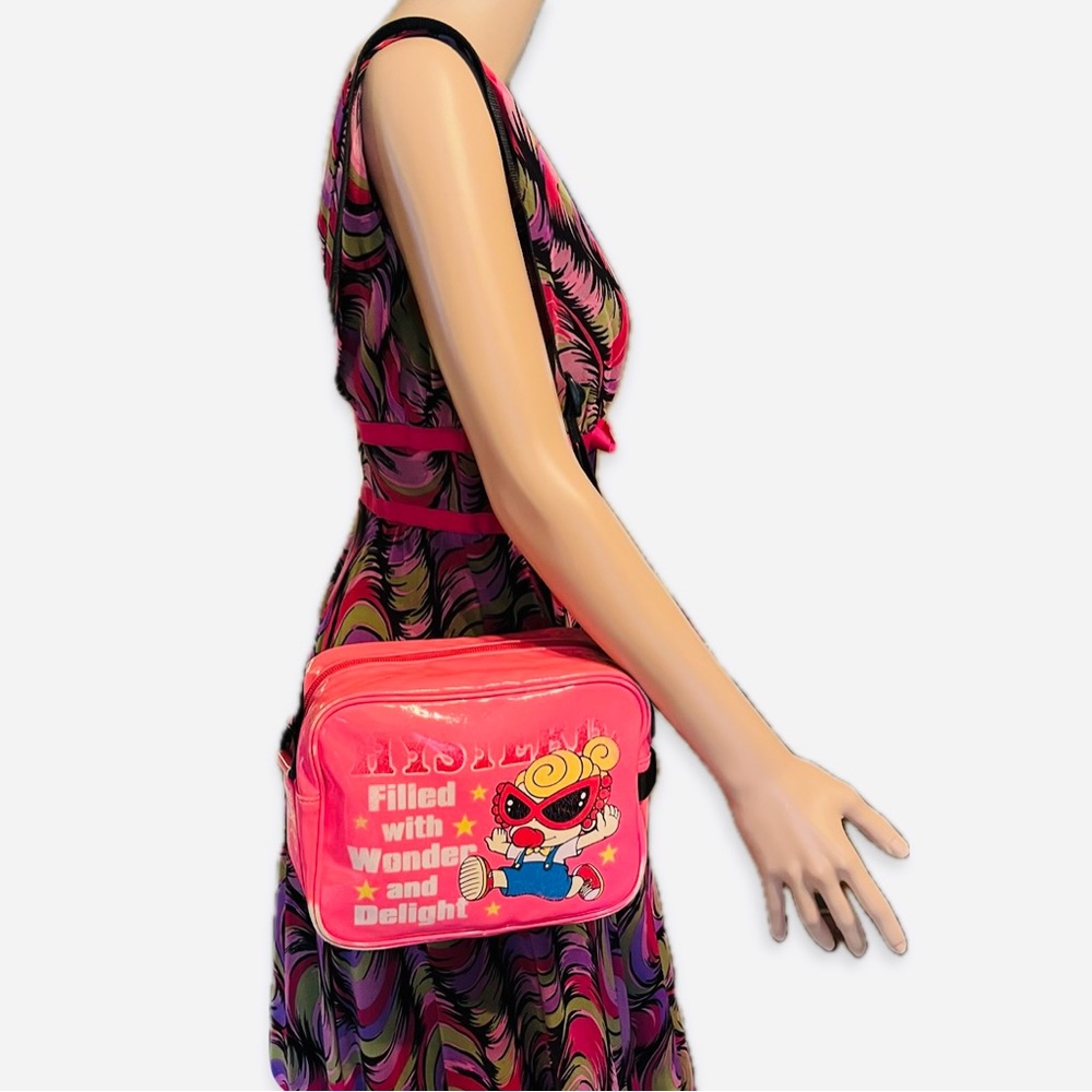 Rarest Hysteric Glamour Bag/Purse, Neon Pink Crossbody 80s-90s VTG
